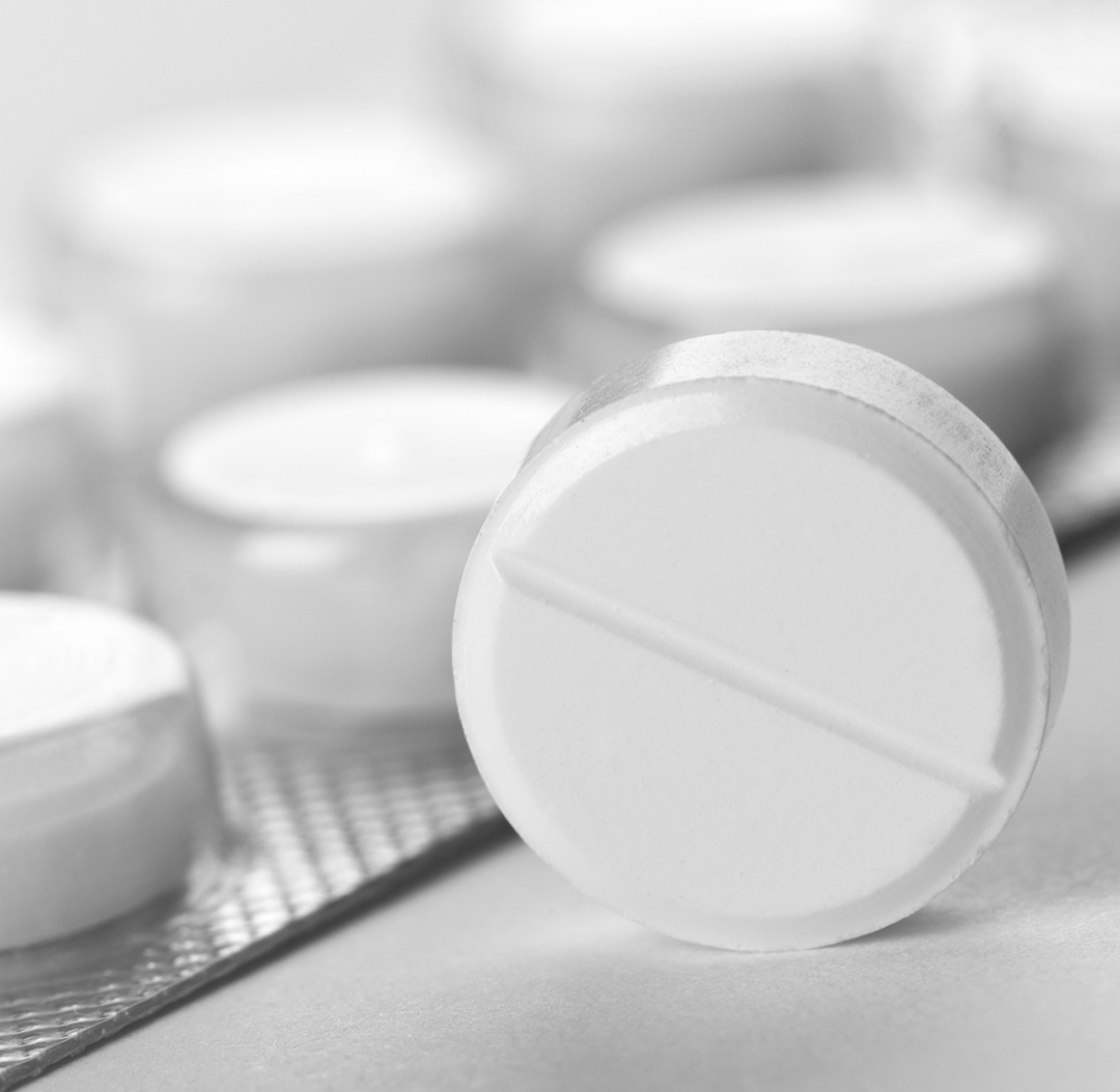 Collage of different colorful pills